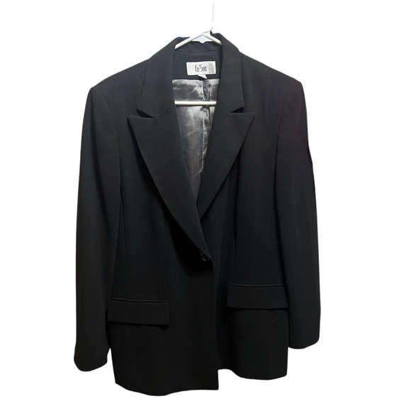 Le Suit Black Women’s Blazer size 16 - Picture 1 of 4